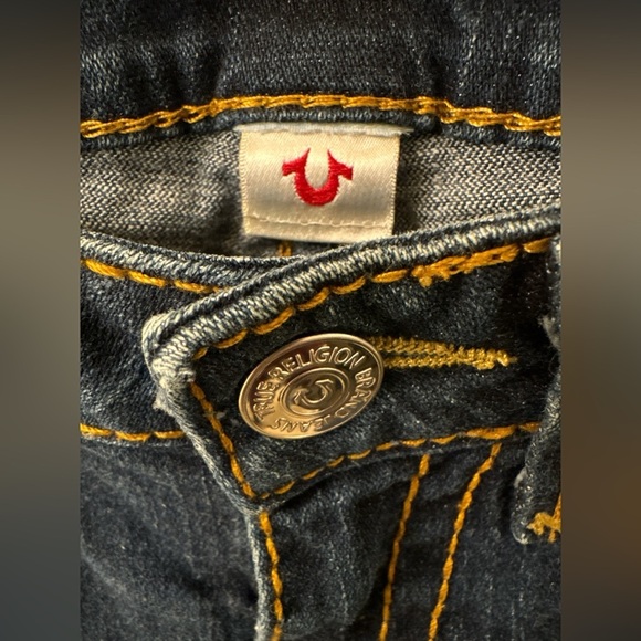 Y2K True Religion Becky Big T Straight Leg Jeans- Size 30 - Picture 3 of 6